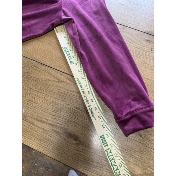 Woman Within Velour Button Up Tunic Shirt Size 18/20 Large Long Sleeve Stretch - Picture 7 of 11